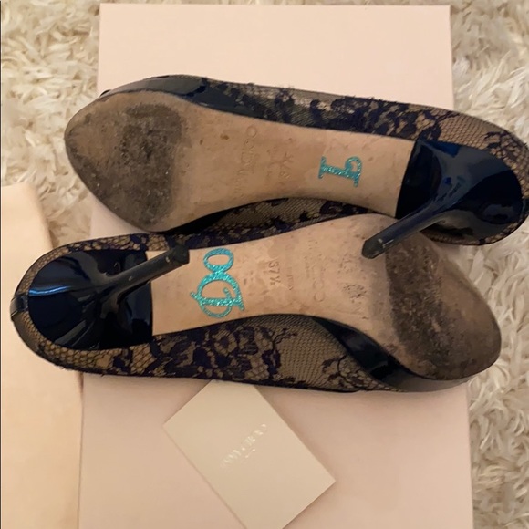 Jimmy Choo Luna Lace Heels - Picture 6 of 8